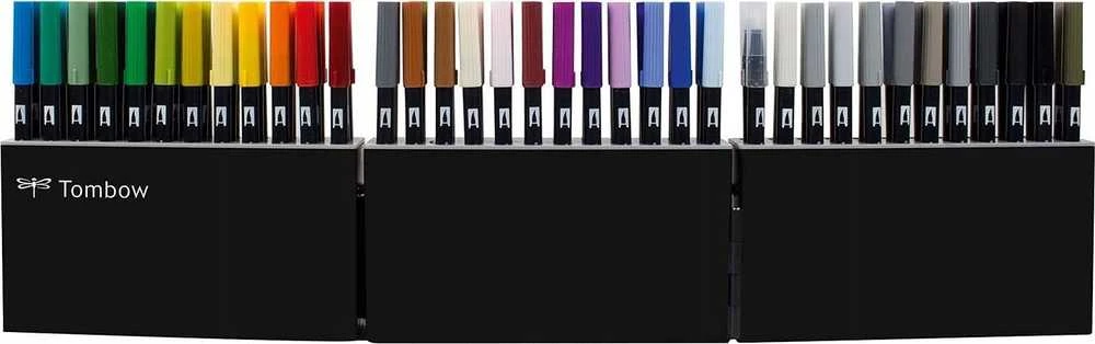 Tombow Organizer rinkinys su 108 ABT Dual rašikliais