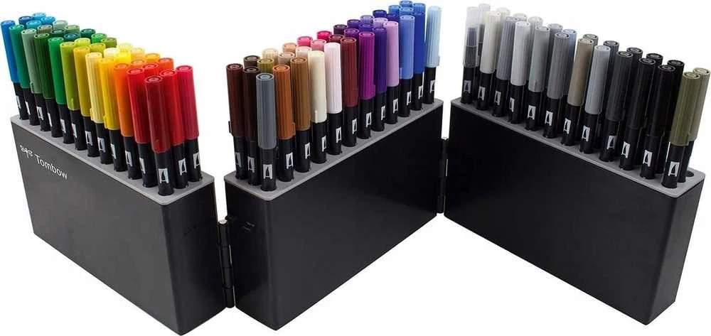 Tombow Organizer rinkinys su 108 ABT Dual rašikliais