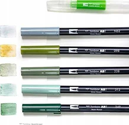 Tombow WCS-GR, pieštukinis rašiklis, daugiaspalvis