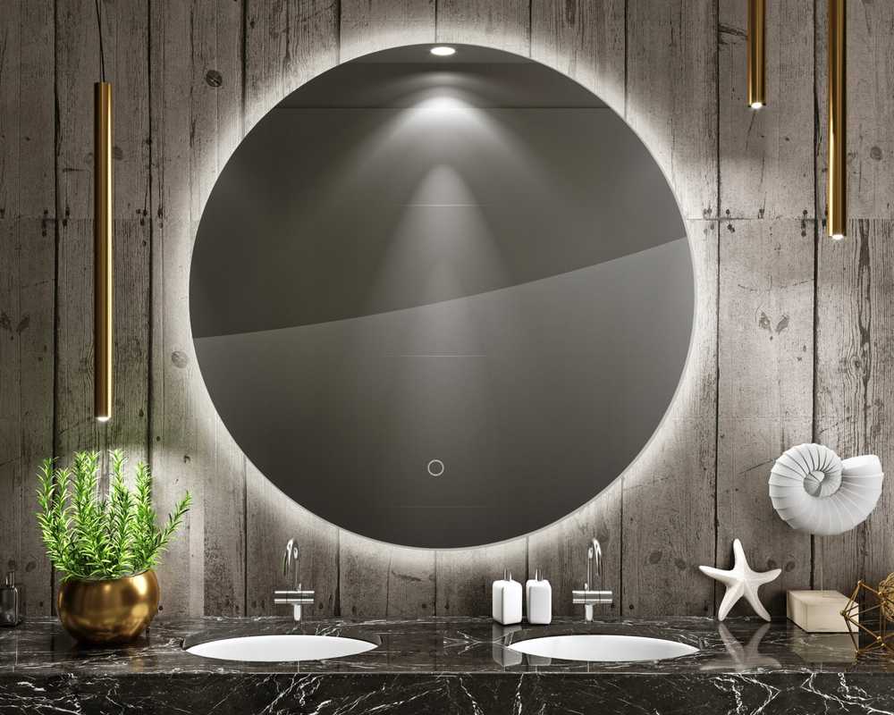 Masterjero Lustro Tomix MIRROR ENLIGHTED LED BONA ROUND 70CM