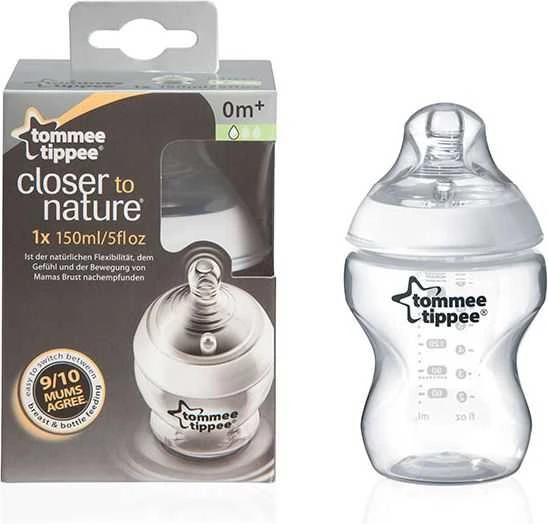 TOMMEE TIPPEE Natural Start buteliukas, su sterilizavimo funkcija, 150 ml, 42240091