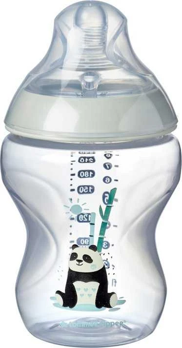 TOMMEE TIPPEE dekoruotas buteliukas, 260 ml, 0 mėn+, 42250202