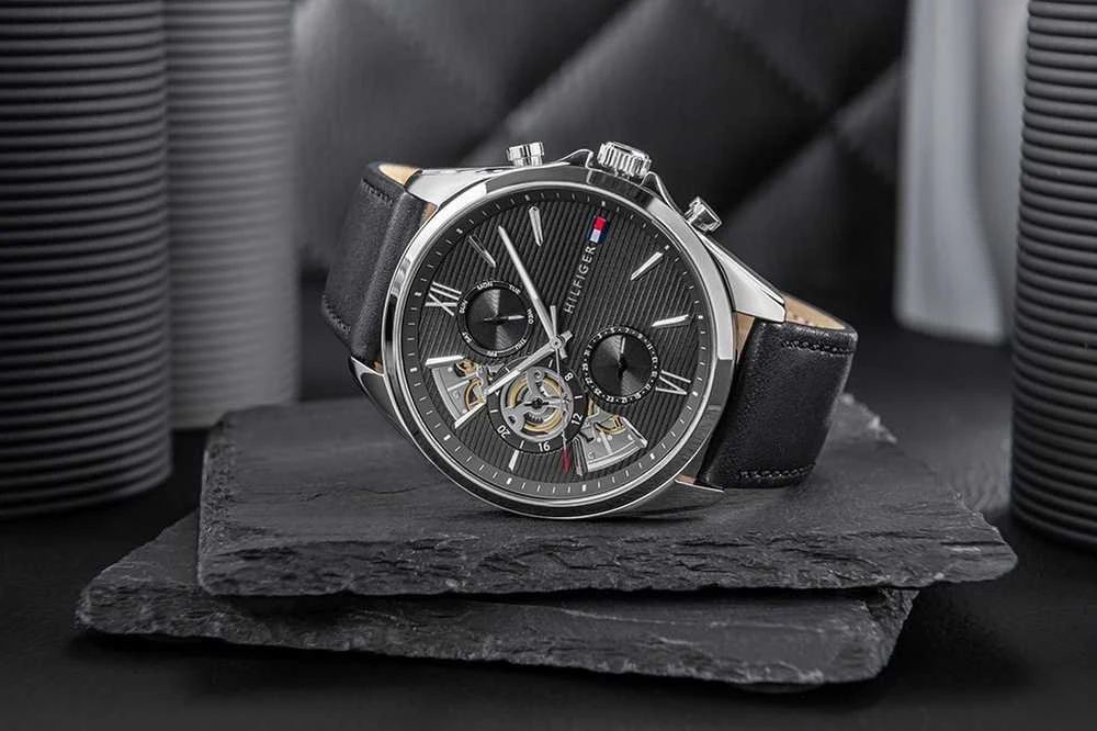 Tommy Hilfiger Baker Open Heart 1710644 vyriškas laikrodis + BOX
