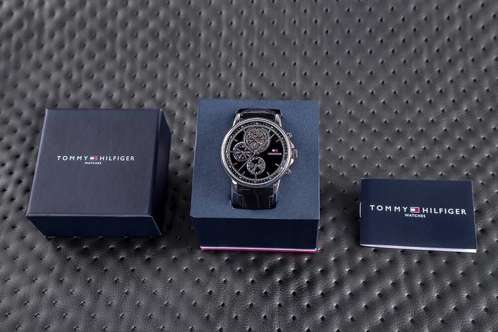Laikrodis TOMMY HILFIGER MEN'S WATCH 1710605 Steward Open Heart + BOX