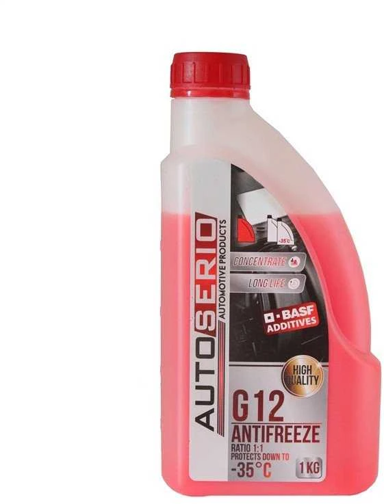 Aušinimo skysčio koncentratas Autoserio G12, -35°C, 1kg