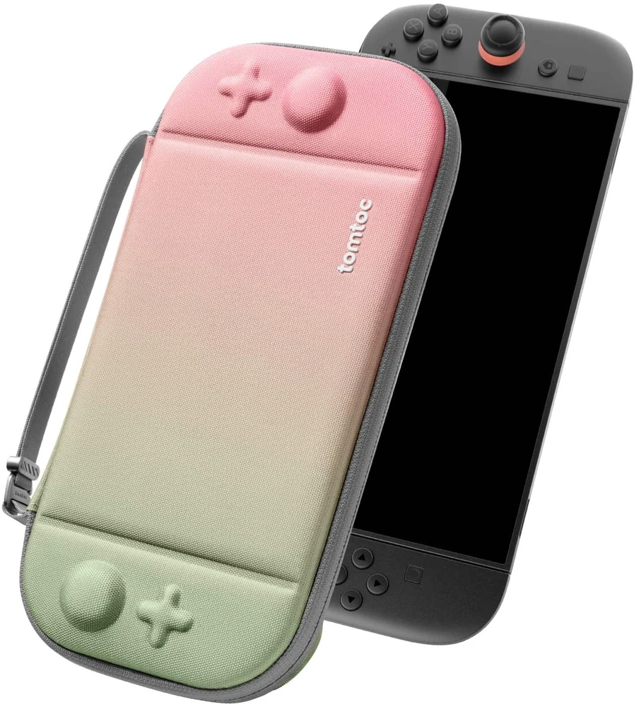 Tomtoc FancyCase-G05 Switch 2 plonas dėklas vyšnių žiedų raštas (G05S3M4)