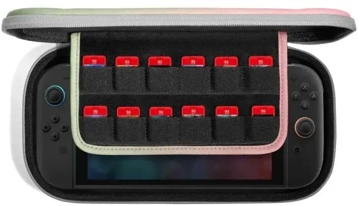 Tomtoc FancyCase-G05 Switch 2 plonas dėklas vyšnių žiedų raštas (G05S3M4)