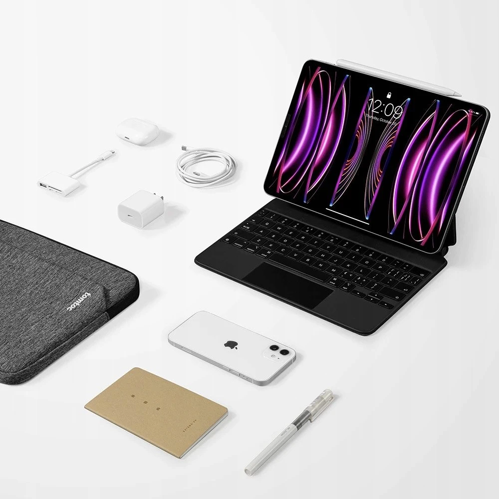 Dėklas Tomtoc tomtoc Sleeve - 10,9'' iPad / 11'' iPad Pro, Pilkas
