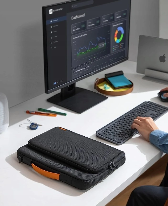 Tomtoc tomtoc Briefcase – 14" MacBook Pro (2021), Juodas
