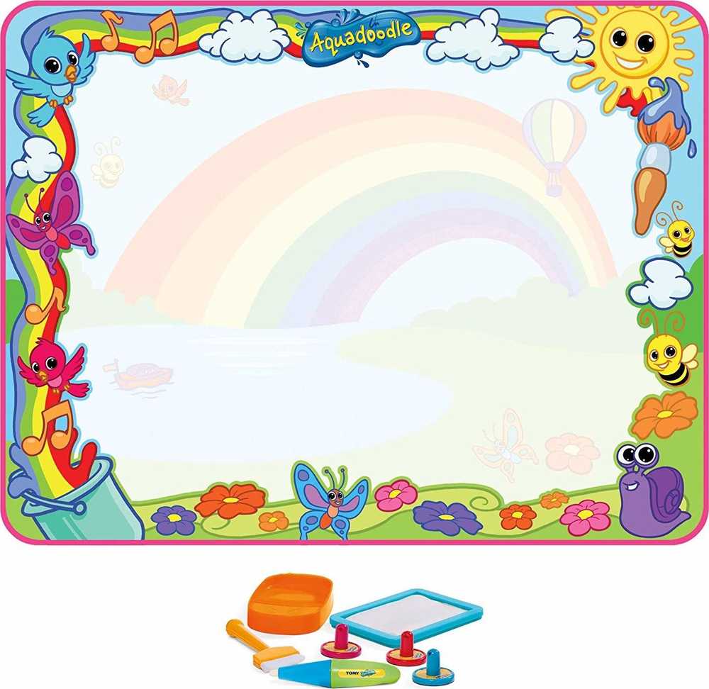 Tomy Aqua Doodle AQUADOODLE piešimo kilimėlis Super Rainbow Deluxe, E72772