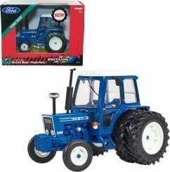 Žaislinis traktorius Ford 7600 su dvigubais ratais Tomy