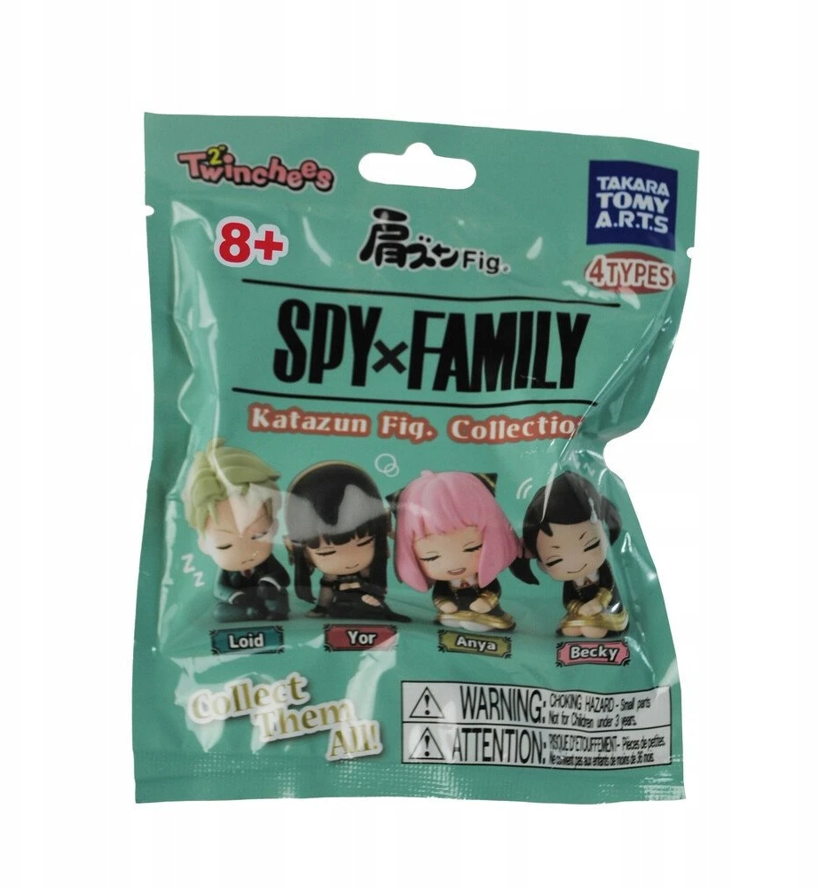 TOMY DWYN. Šnipų ir šeimos figūrėlių kolekcija. M804953 /24disp.