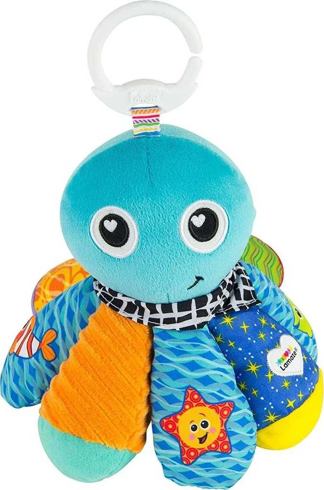 Lamaze Pakabinamas kelioninis kūdikio žaislas „Aštuonkojis Semas“