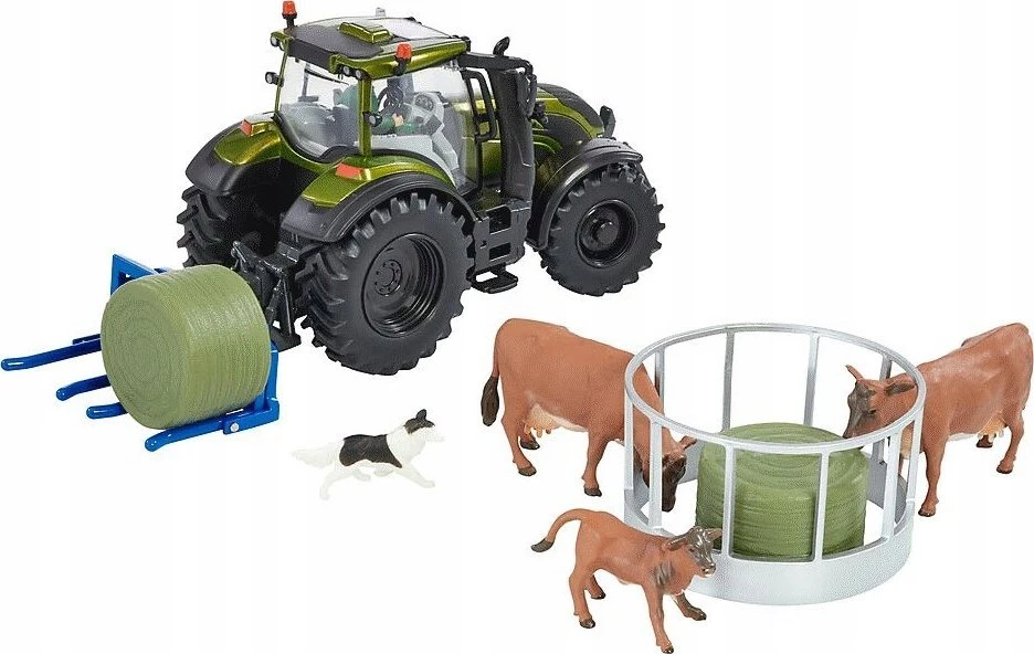 TMY TOMY Britains Metallic Žalias Valtra Kit 43323