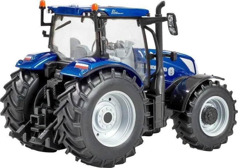 Žaislinis traktorius New Holland T6.180 mėlynas TOMY