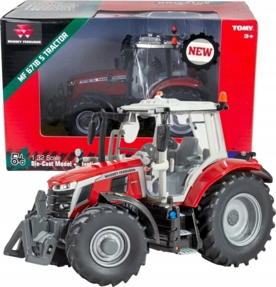 Žaislinis traktorius Massey Ferguson 65.180 TOMY