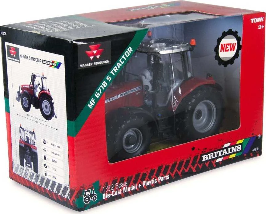 Tomy TOMY Britains traktorius Massey Ferguson 6718S 43235