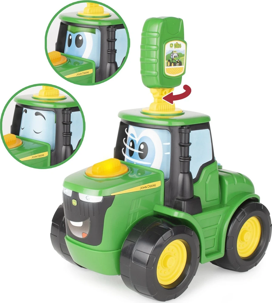 Tomy John_Deere Žaislinis traktorius John Deere KEY N GO JOHNNY 47500