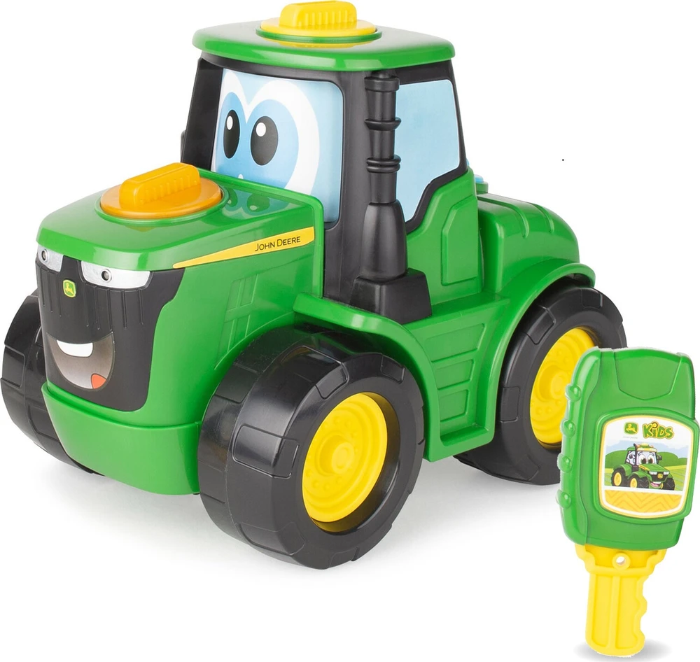 Tomy John_Deere Žaislinis traktorius John Deere KEY N GO JOHNNY 47500