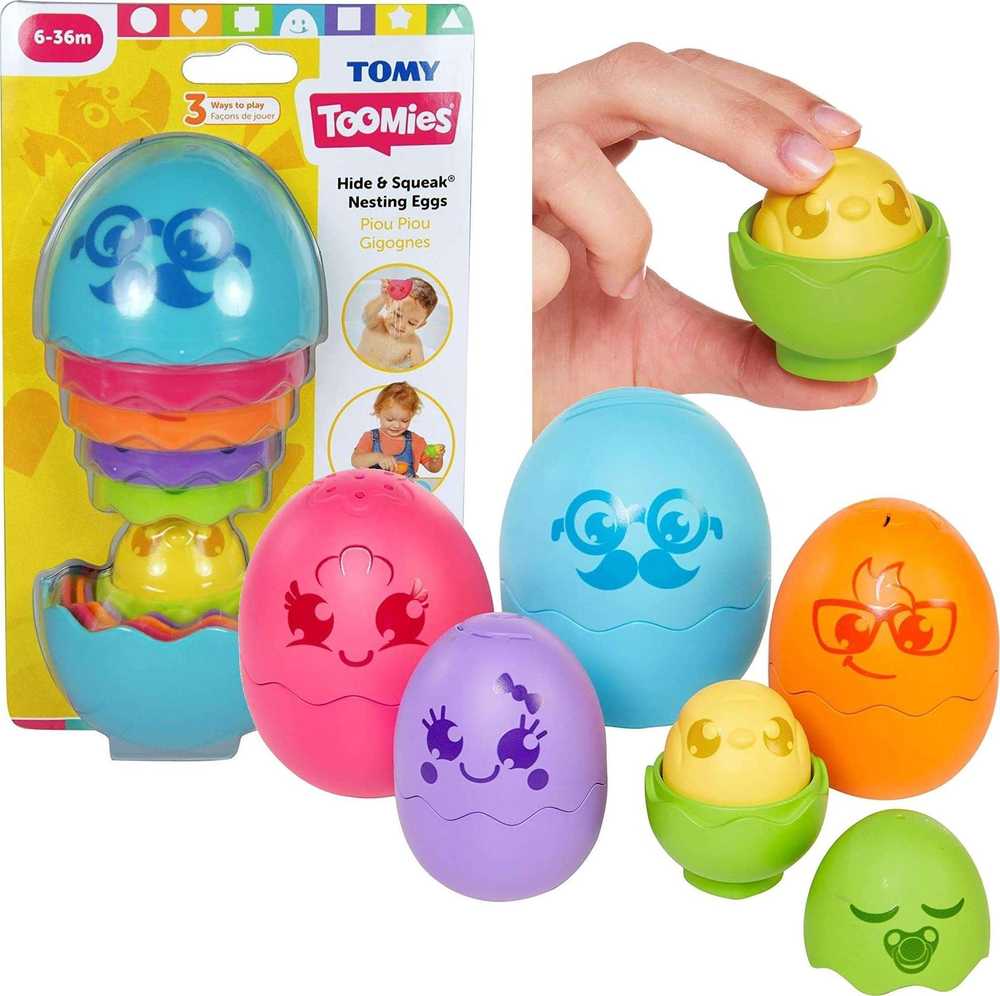TOMY TOOMIES jajko Matrioszka mėlyna E73080