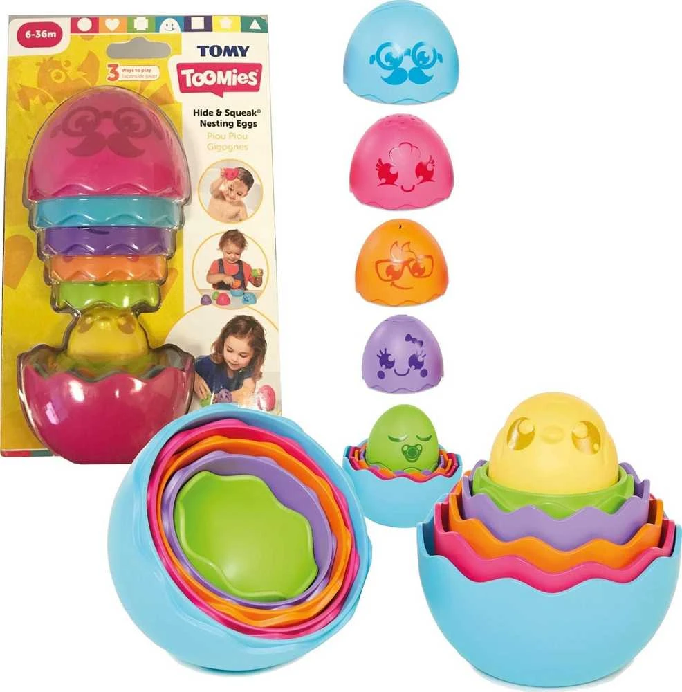 TOMY TOOMIES jajko Matrioszka rožinė E73080