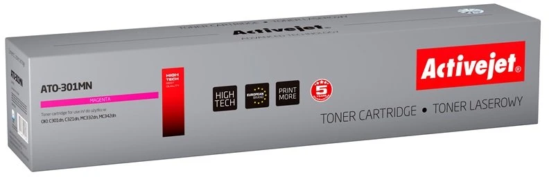 Toneris - Activejet ATO-301MN Suderinamas Su OKI 44973534 Magenta