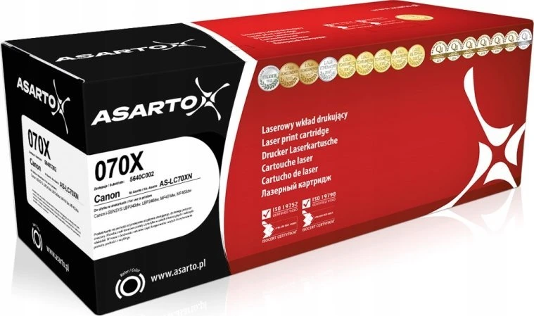 Tonerio kasetė Asarto, juoda, pakaitinė CRG-070H (AS-LC70XN)
