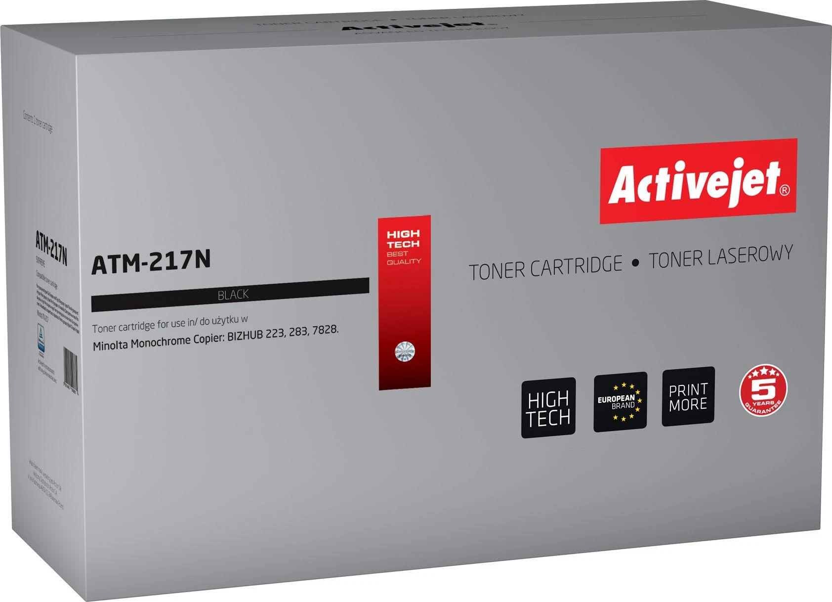 Tonerio Kasetė - Activejet ATM-217N Juoda