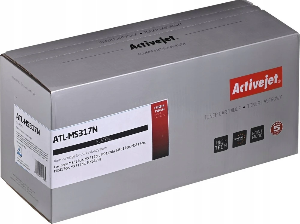 Tonerio Kasetė - Activejet ATL-MS317N Lexmark Supreme Juoda