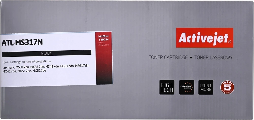 Tonerio Kasetė - Activejet ATL-MS317N Lexmark Supreme Juoda