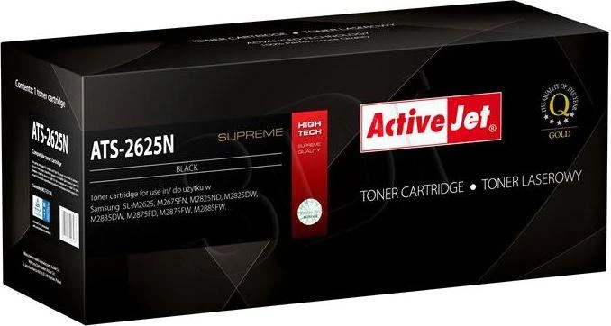 Tonerio Kasetė - Activejet ATS-2625N, Juoda