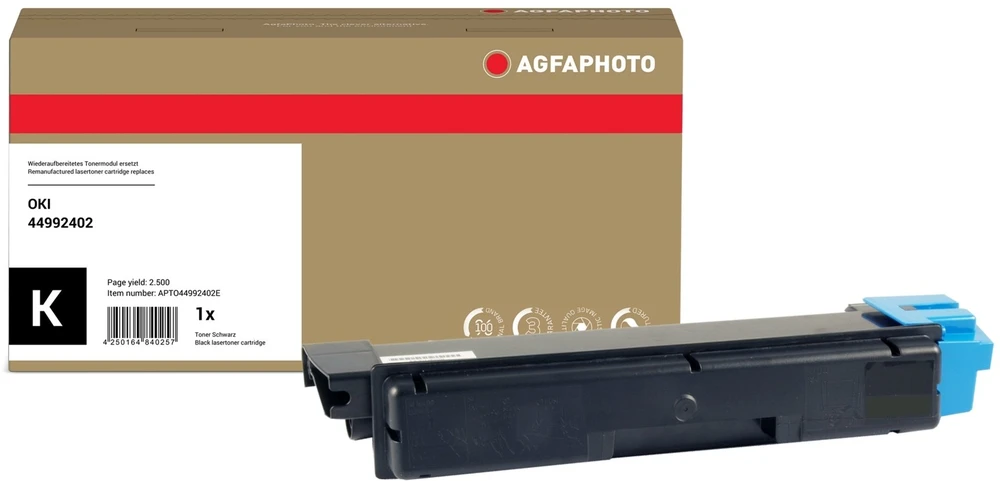 Toneris AgfaPhoto Replaces Oki Toneris dla B401/MB441/451 juodas (APTO44992402E)