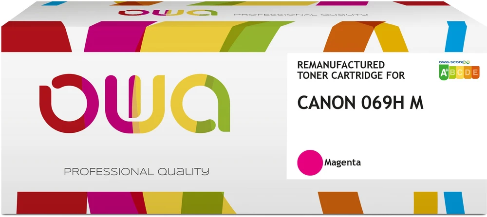 OWA „Armor“ tonerio kasetė, „Canon i-SENSYS LBP-673 Cdw“, rausvai raudona, 5500 strypų, komp. CRG069HM