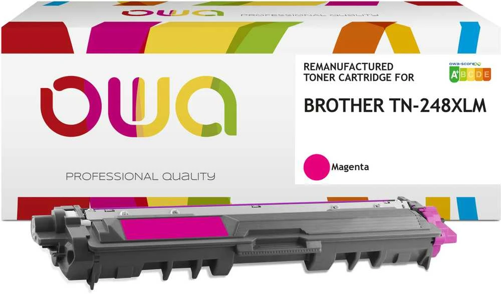 OWA „Armor“ tonerio kasetė Brother DCP-L3520CDW, rausvai raudona, 2300 strypų, TN248XLM