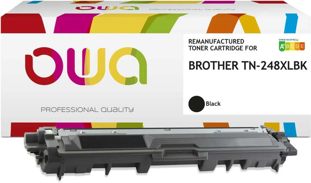 OWA „Armor“ toneris, skirtas „Brother DCP-L3520CDW“, juodas, 3000 puslapių, komplekte su TN248XLBK