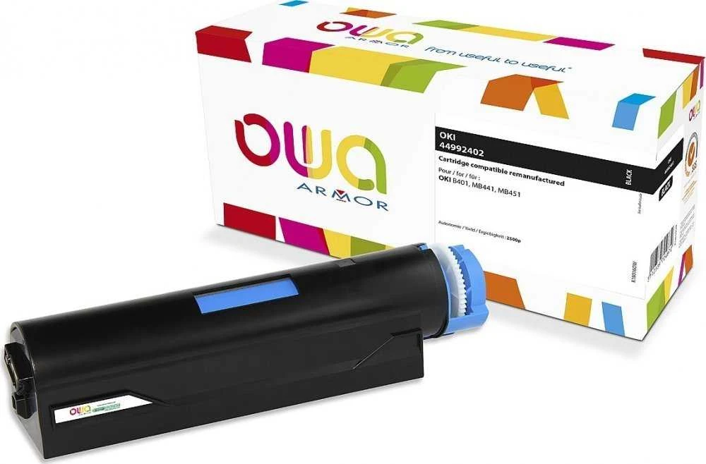 Toneris Armor Toneris OWA do OKI Laserjet B401/MB451, 2500 stron, 44992402, juoda/juodas