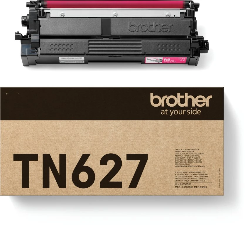 Brother TN627M - RAUSVAI RAUDONAS TONERIS (10 000 PUSLAPIŲ)
