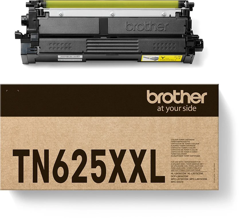 Brother TN625XXLY - Toneris Geltonas (6500 puslapių pagal dokumentaciją)