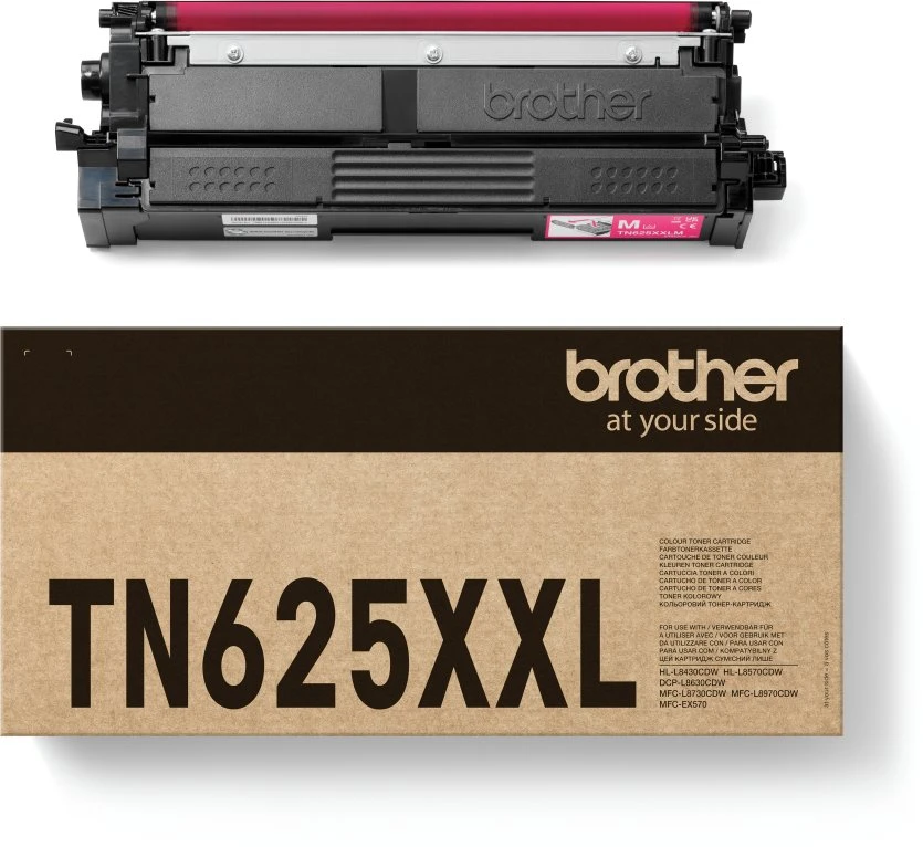 Brother [[KEEP0]]TN625XXLM – RAUSVAI PURPURINĖS SPALVOS TONERIS (6500 PSL.)