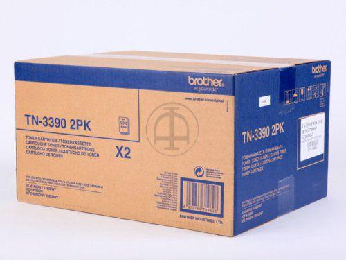Brother TN-3390 Twin Originalus Juoda 2 vnt