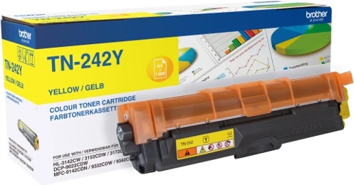 Brother TN-242Y tonerio kasetė Originalus Geltona 1 vnt