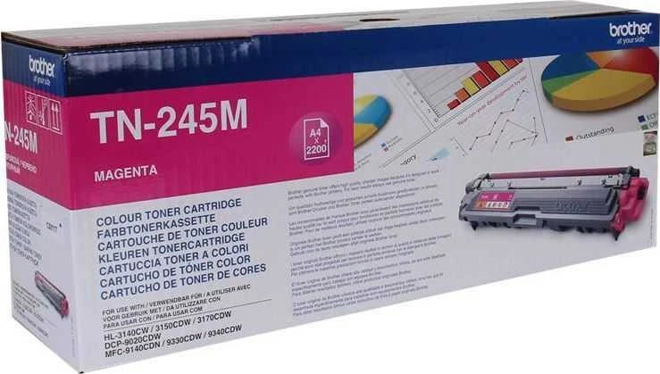 Tonerio kasetė Brother TN-245 purpurinė originali (TN-245M)