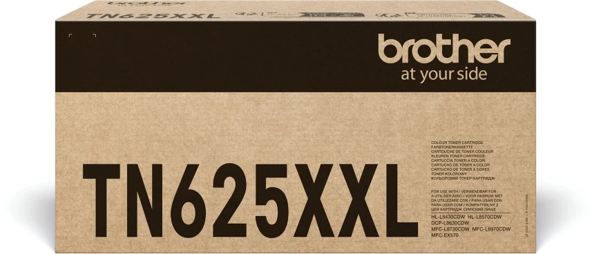 Brother TN625XXLBK - Juoda tonera kasetė (7500 puslapių pagal ISO)