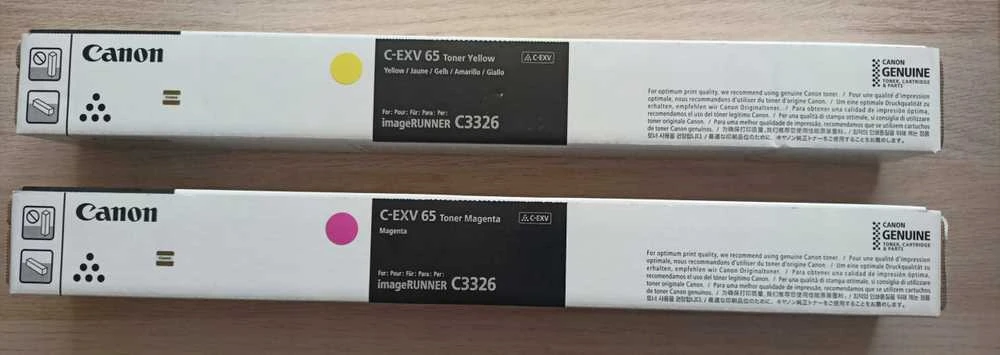Canon C-EXV 65 (5764C001) Lazerinė kasetė, Geltona