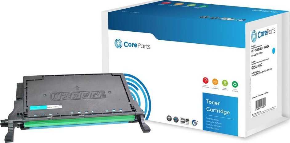 Toneriai CoreParts CoreParts QI-SA1010C kasetė su toneriu 1 vnt. Originali Cyjan