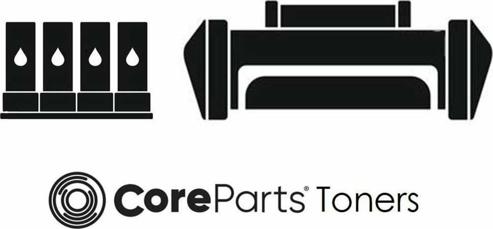 Coreparts Lasertoner for HP Juodas