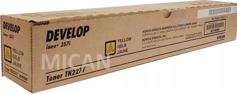Toneris Develop Develop Toneris ACVH2D0 / TN-227 Geltona