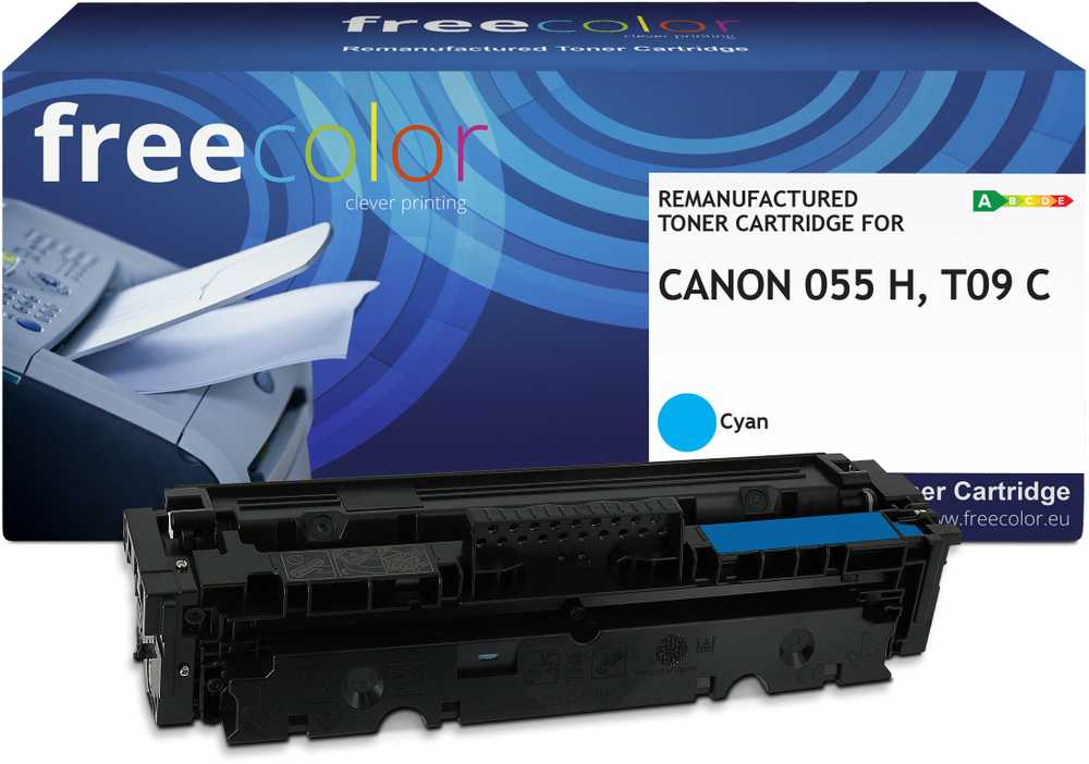 Toneris Freecolor Toneris Canon 055H (3019C002) cyan 5900 lapų remanufactured