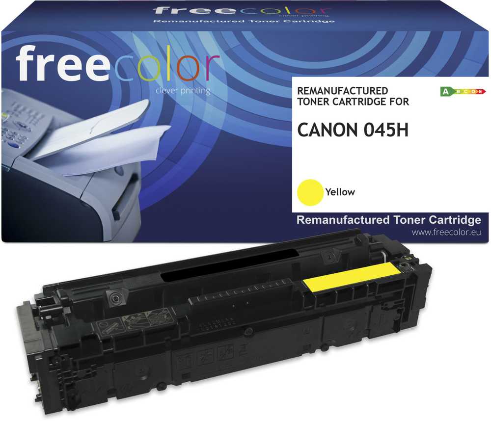 Toneris Freecolor Toneris Canon 1243C002 geltona 2200 puslapių remanufactured