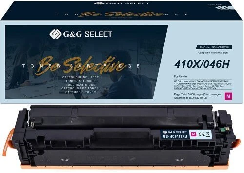 Toneris G&G G&G GS-HCF413XU kaseta su tonerem 1 vnt. Zamiennik Purpurowy